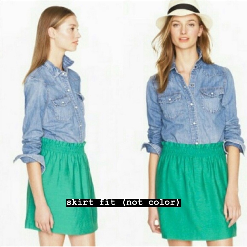 JCrew Cinched Sidewalk Skirt